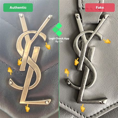 ysl real vs fake bag|ysl lou camera bag authentic.